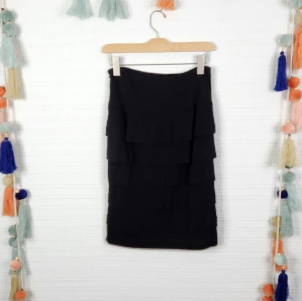 Lida Baday Tiered Stretch Skirt